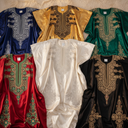 Symbolique des couleurs du boubou africain — blanc, indigo, rouge, or, vert, noir