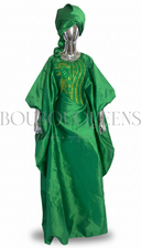 Boubou Sira vert émeraude — robe africaine BouBouQueens
