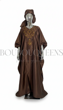 Boubou Touré marron chocolat — robe africaine BouBouQueens