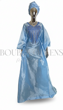 Boubou Massiré bleu ciel — robe africaine BouBouQueens