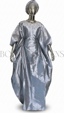 Boubou Niama argent — robe africaine BouBouQueens