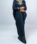 Boubou Sogolon bleu marine — robe africaine BouBouQueens