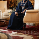 Boubou Nantio bleu marine — robe africaine BouBouQueens