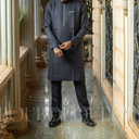 Boubou homme Djamarou bleu marine — tenue africaine BouBouQueens